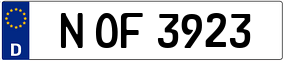 Truck License Plate